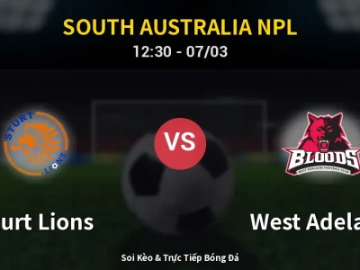 Kết Quả: Sturt Lions 4-3 West Adelaide – Highlight & Bàn Thắng | South Australia NPL