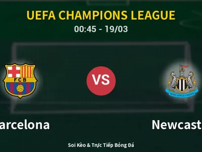Kết Quả: Barcelona 7-2 Newcastle – Highlight & Bàn Thắng | UEFA Champions League