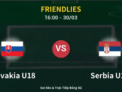 Kết Quả: Slovakia U18 0-0 Serbia U18 – Highlight & Bàn Thắng | Friendlies