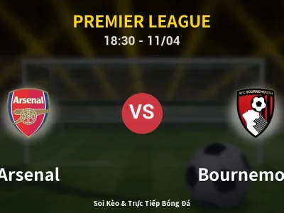 Soi Kèo Arsenal vs Bournemouth – 18:30 11/04 | Nhận Định, Dự Đoán Tỷ Số