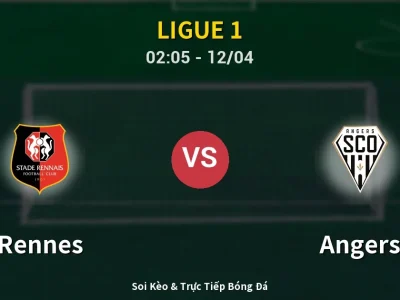 Kết Quả: Rennes 2-1 Angers – Highlight & Bàn Thắng | Ligue 1