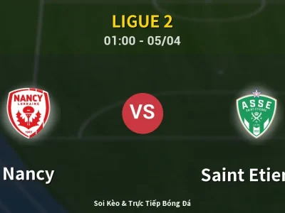 Kết Quả: Nancy 1-1 Saint Etienne – Highlight & Bàn Thắng | Ligue 2