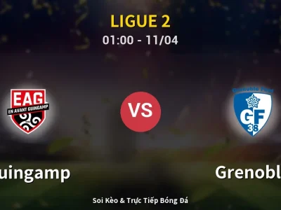 🔴 Trực Tiếp: Guingamp 0-1 Grenoble – Link Xem Ligue 2 (Full HD)