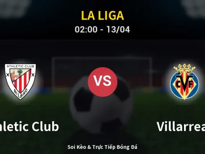 Kết Quả: Athletic Club 1-2 Villarreal – Highlight & Bàn Thắng | La Liga