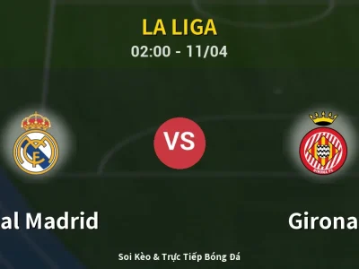 Soi Kèo Real Madrid vs Girona – 02:00 11/04 | Nhận Định, Dự Đoán Tỷ Số