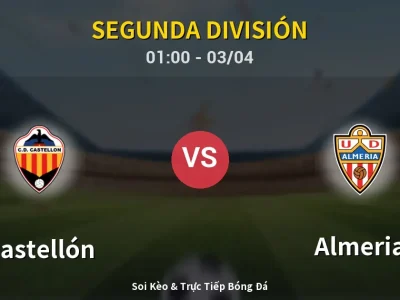 Kết Quả: Castellón 2-0 Almeria – Highlight & Bàn Thắng | Segunda División