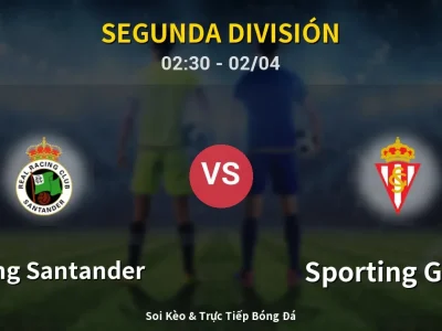 Kết Quả: Racing Santander 3-1 Sporting Gijon – Highlight & Bàn Thắng | Segunda División