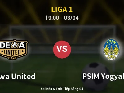 Kết Quả: Dewa United 1-0 PSIM Yogyakarta – Highlight & Bàn Thắng | Liga 1