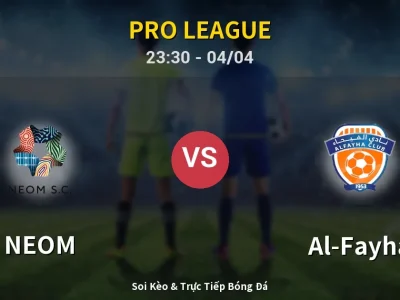Soi Kèo NEOM vs Al-Fayha – 23:30 04/04 | Nhận Định, Dự Đoán Tỷ Số