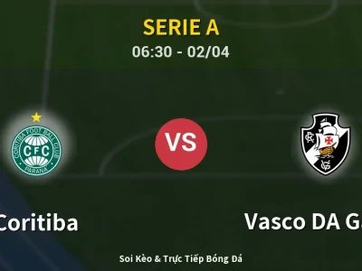 Kết Quả: Coritiba 1-1 Vasco DA Gama – Highlight & Bàn Thắng | Serie A