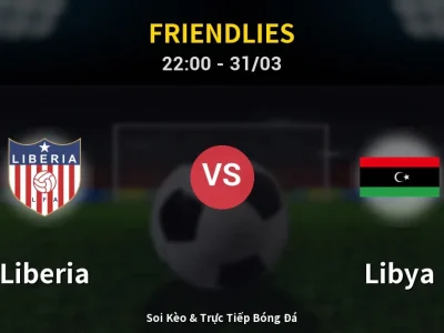 Soi Kèo Liberia vs Libya – 22:00 31/03 | Nhận Định, Dự Đoán Tỷ Số